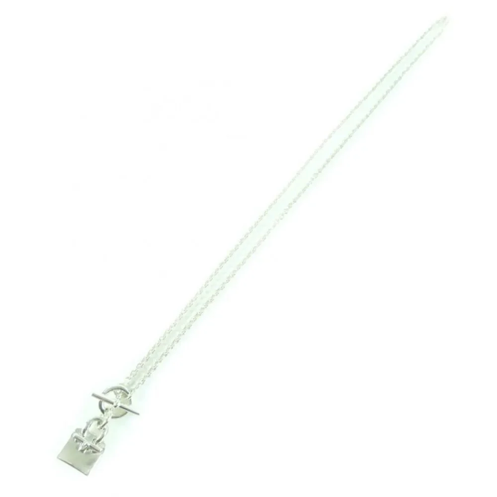 Hermes Birkin Silver 925 Necklace